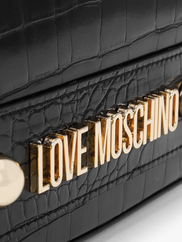 Piccola Black Wallet On A Chain