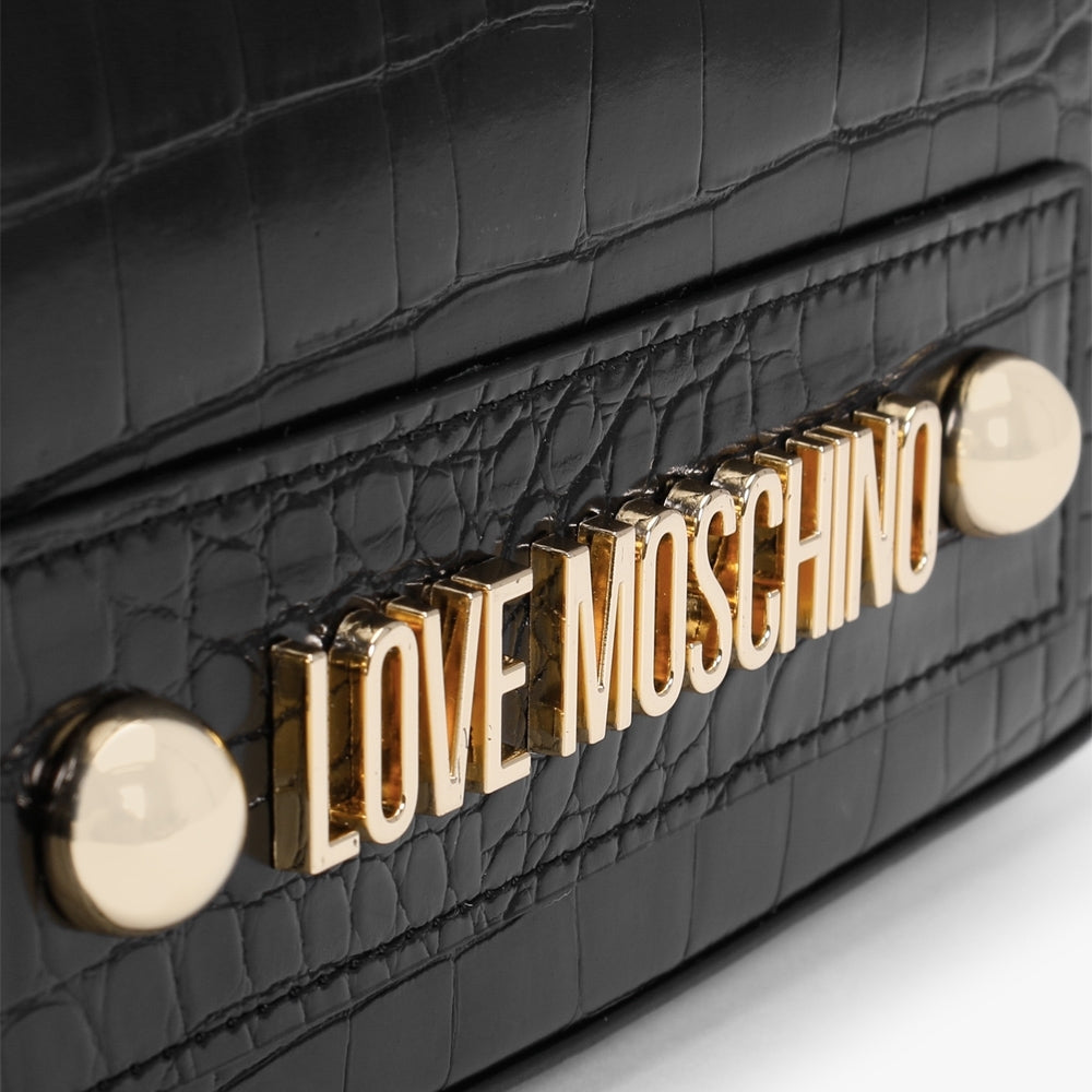 Piccola Black Wallet On A Chain