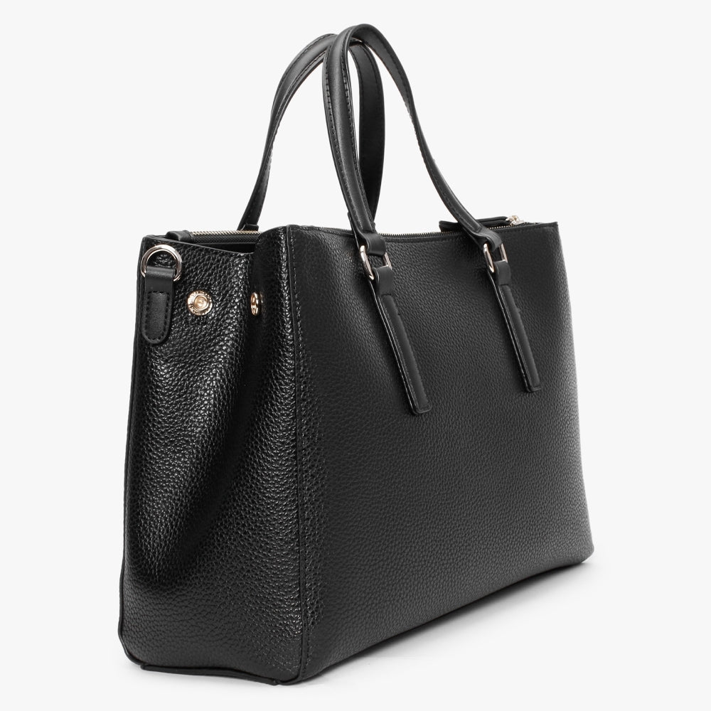Superman Black Shopper Bag