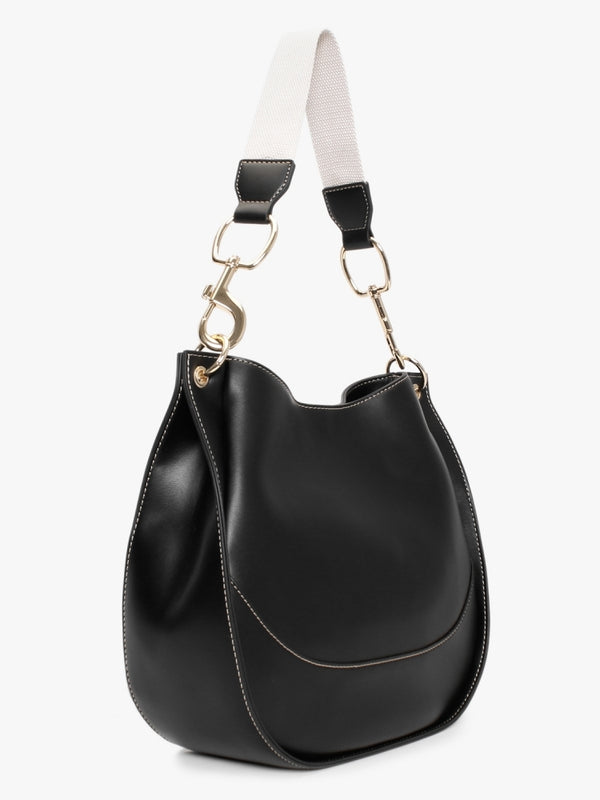 Eco North South Black Shoulder Bag