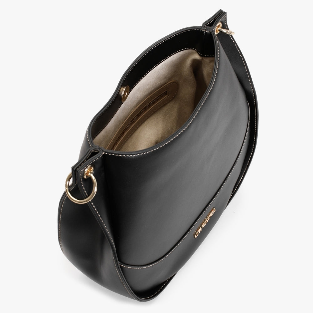 Eco North South Black Shoulder Bag