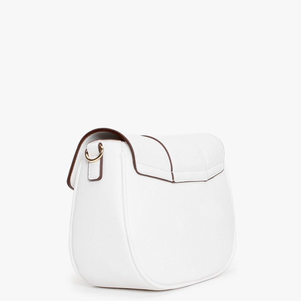 Heart Bit Bianco Shoulder Bag