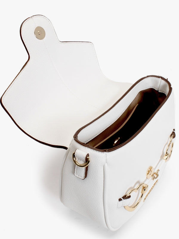 Heart Bit Bianco Shoulder Bag