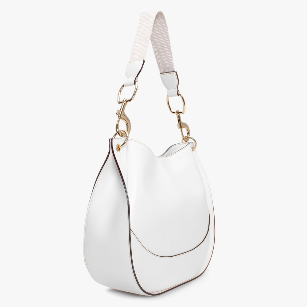 Eco North South Bianco Shoulder Bag