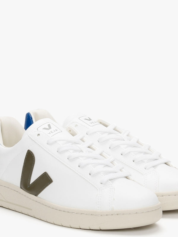 Men’s Urca CWL Vegan White Kaki Indigo Trainers