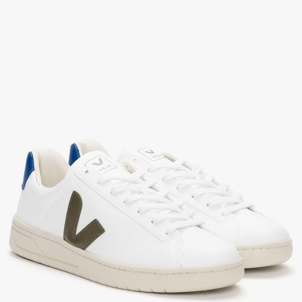Men’s Urca CWL Vegan White Kaki Indigo Trainers