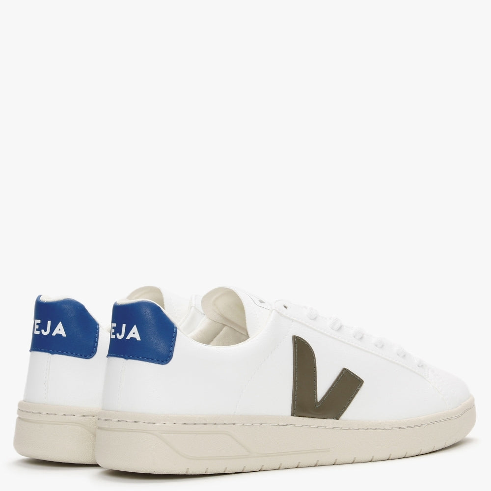 Men’s Urca CWL Vegan White Kaki Indigo Trainers
