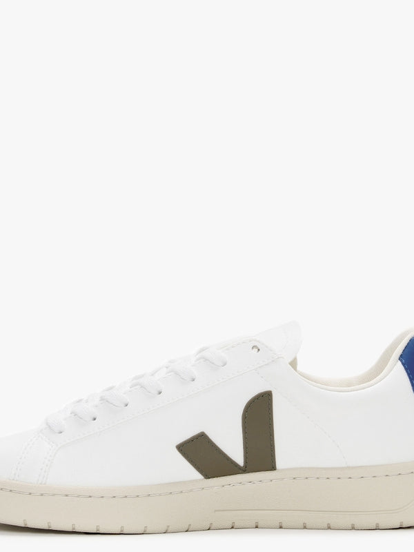 Men’s Urca CWL Vegan White Kaki Indigo Trainers