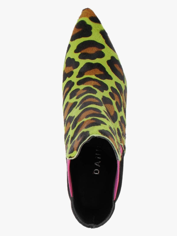 Adril Multicoloured Leopard Calf Hair Ankle Boots