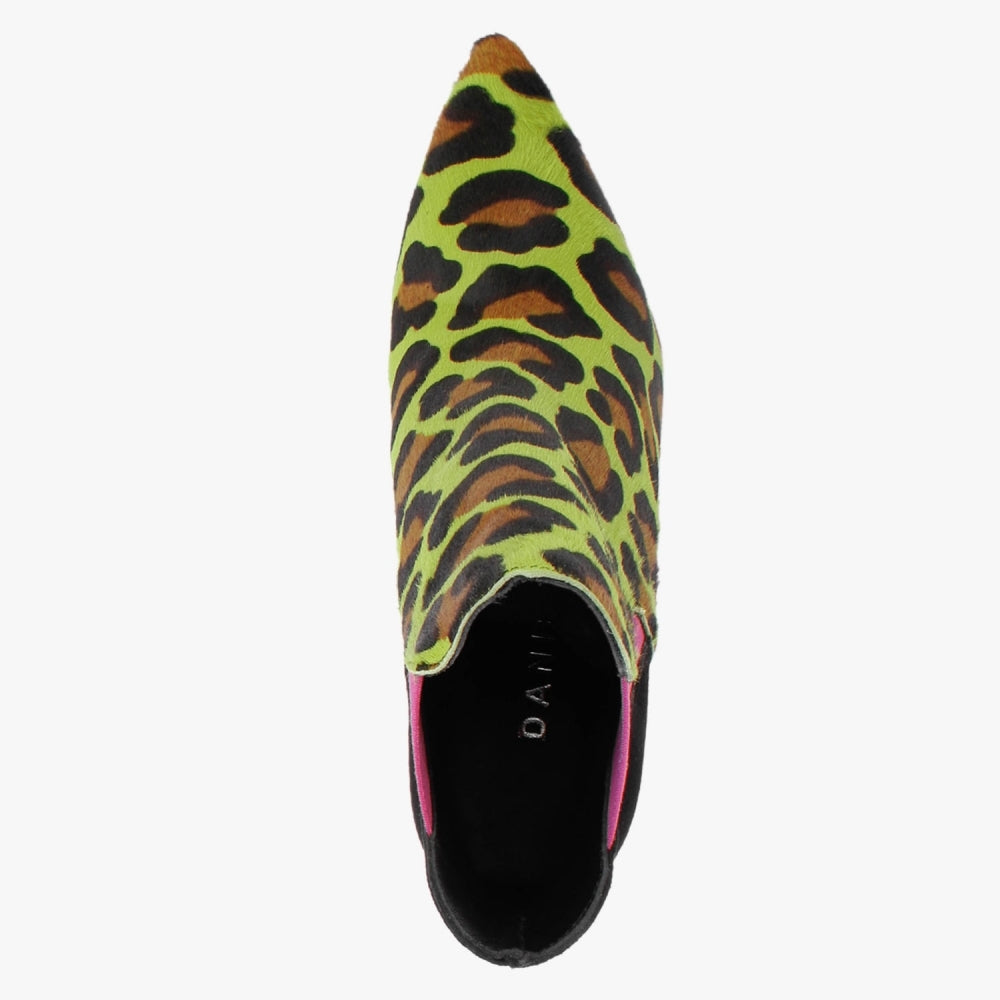 Adril Multicoloured Leopard Calf Hair Ankle Boots