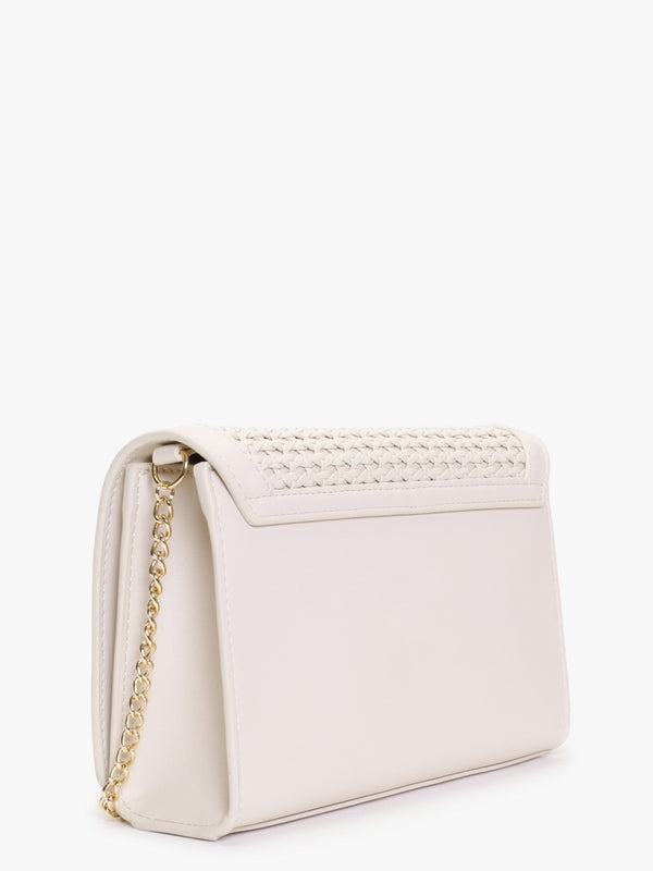 Woven Avorio Shoulder Bag