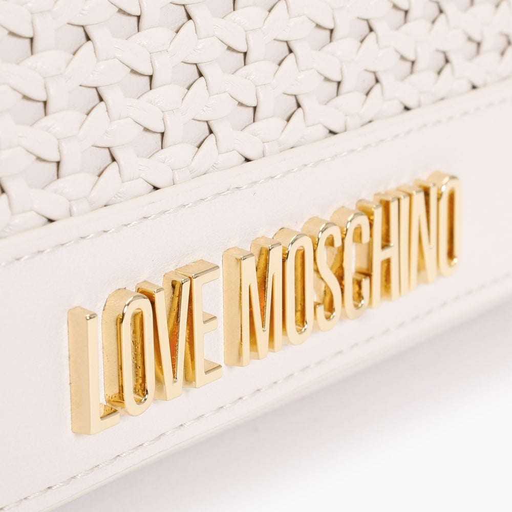 Woven Avorio Shoulder Bag