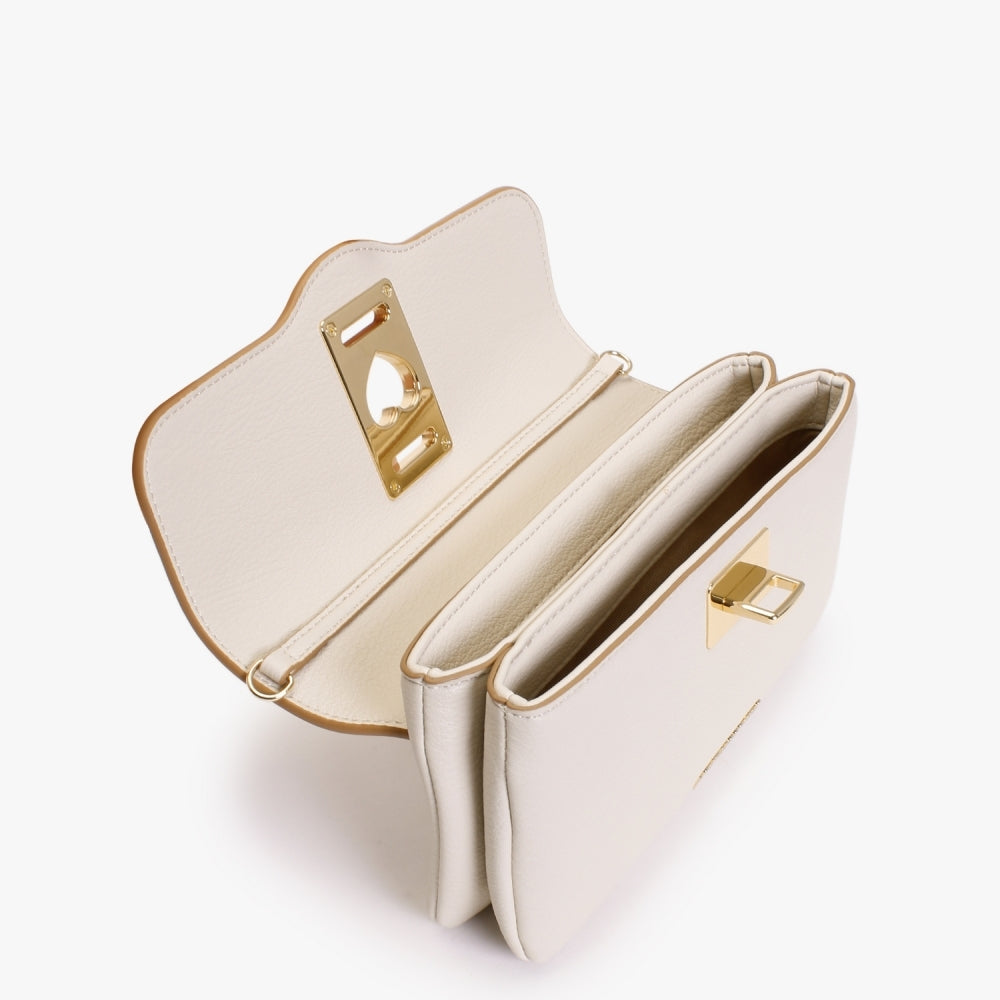 Heart Lock Lamb Chain Strap Shoulder Bag