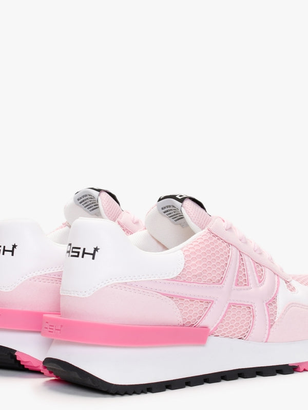 Thunder Crystal Rose White Chunky Trainers