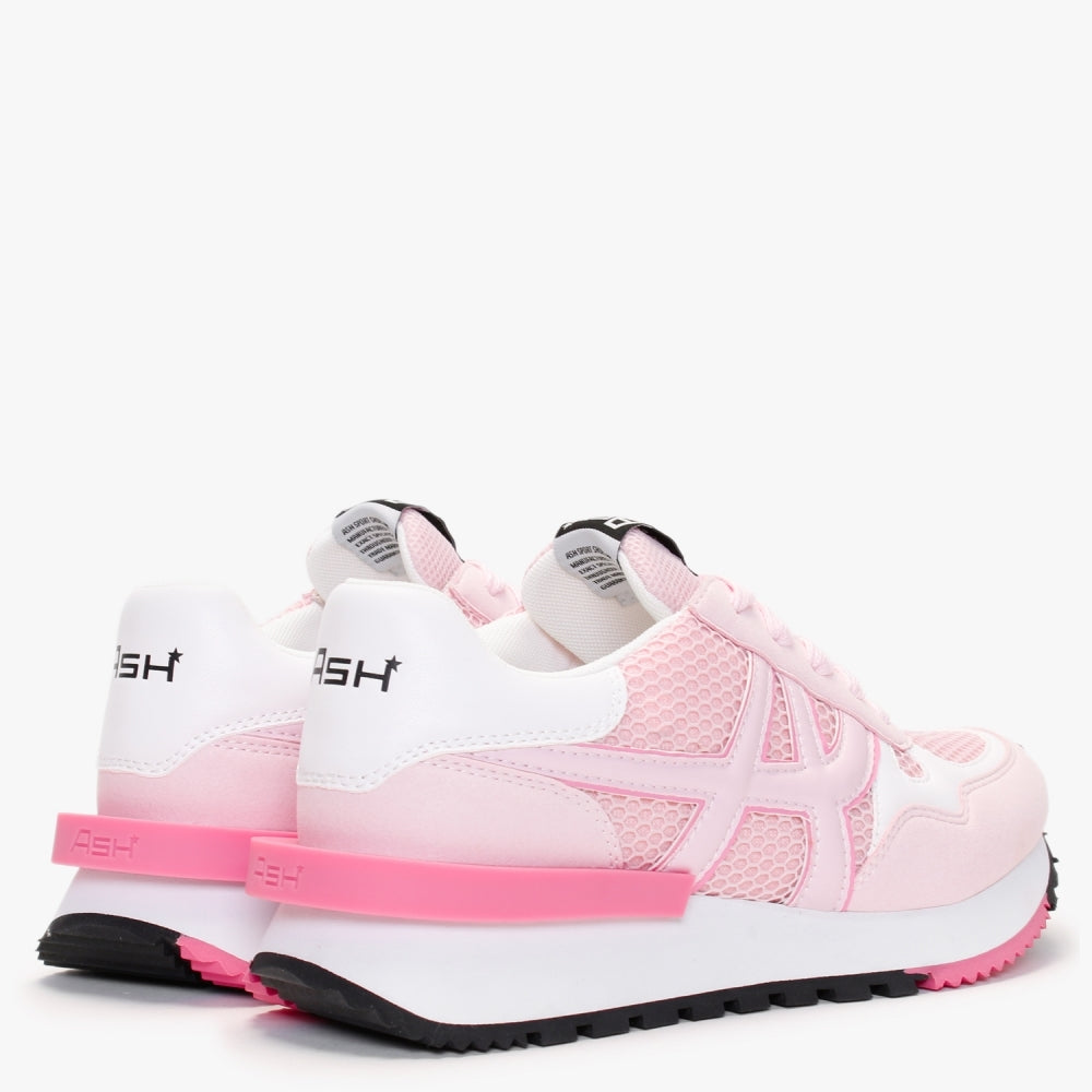 Thunder Crystal Rose White Chunky Trainers