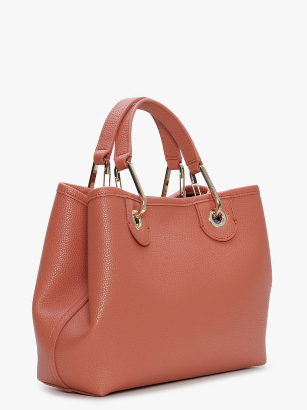Brick Dark Brown Pebbled Grab Bag