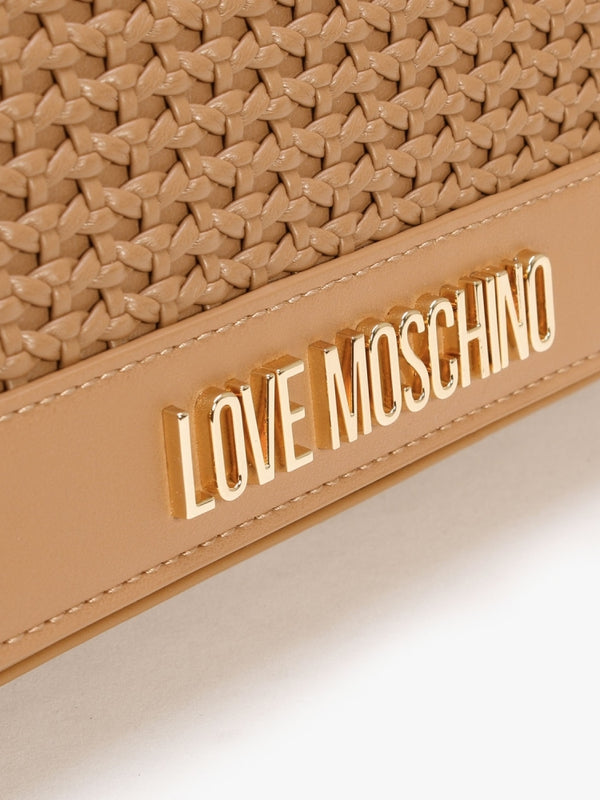 Woven Cammello Shoulder Bag