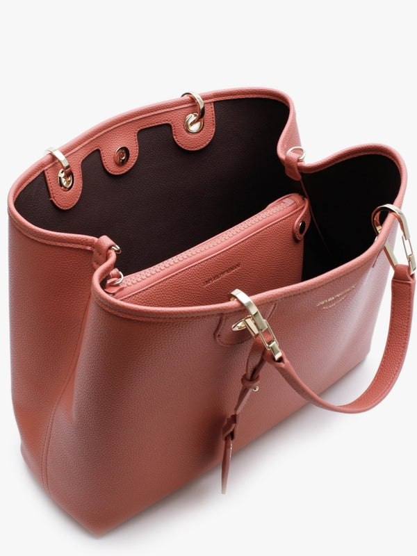 Brick Dark Brown Shopper With Pouch