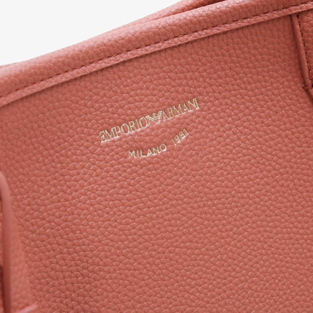 Brick Dark Brown Shopper With Pouch