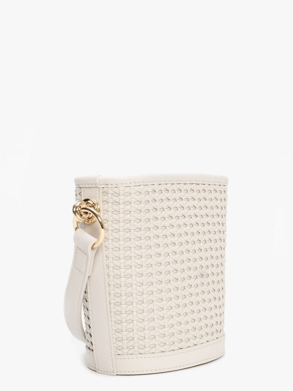 Woven Avorio Bucket Bag