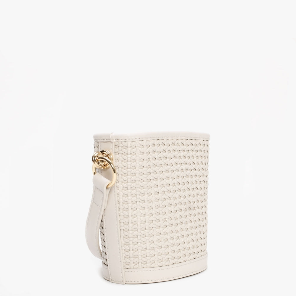 Woven Avorio Bucket Bag