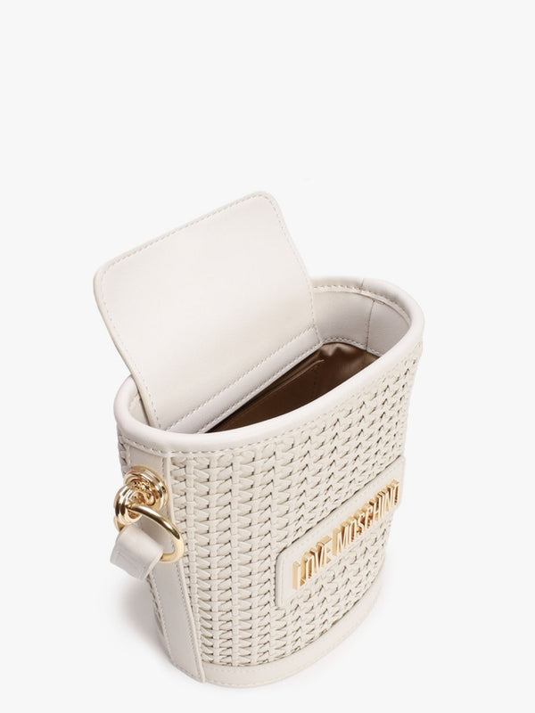 Woven Avorio Bucket Bag