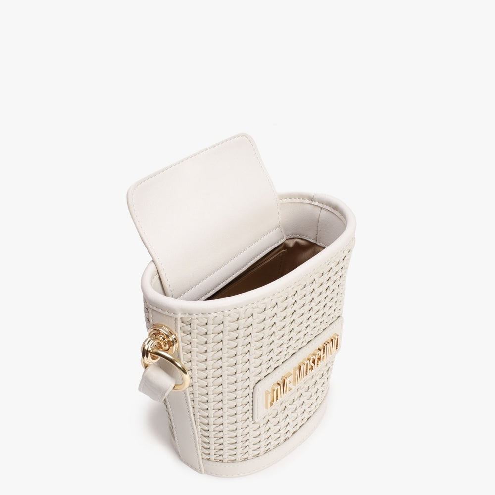 Woven Avorio Bucket Bag