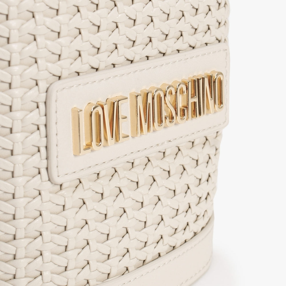 Woven Avorio Bucket Bag