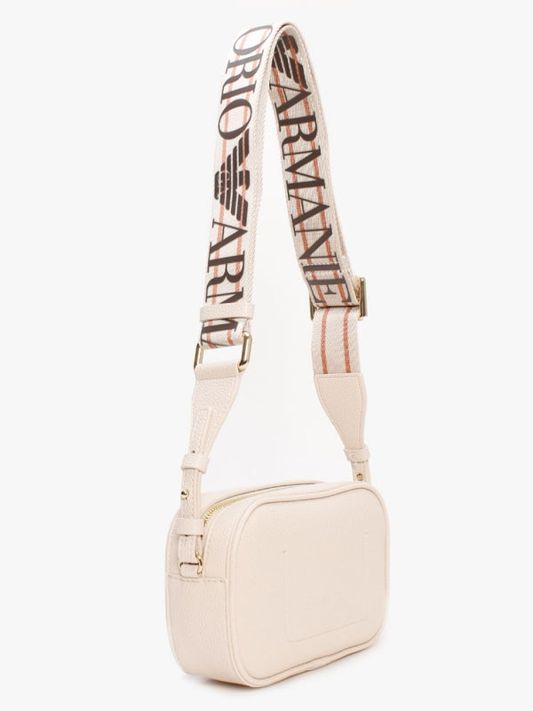 Piped Nude Dark Brown Camera Bag