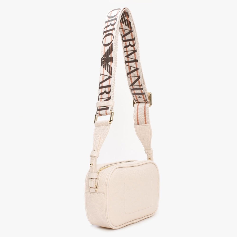 Piped Nude Dark Brown Camera Bag