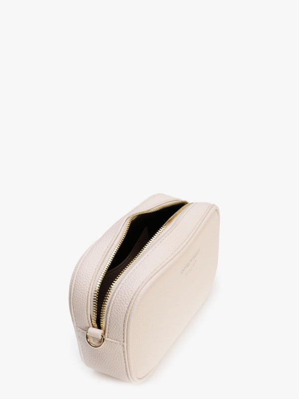Piped Nude Dark Brown Camera Bag