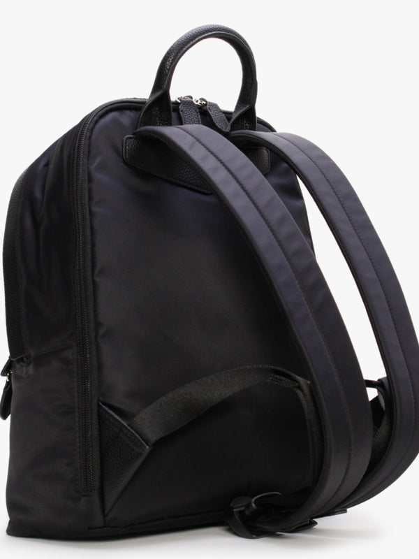 Zaino Black Recycled Nylon Backpack