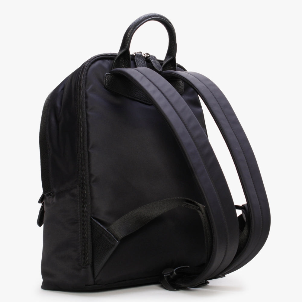 Zaino Black Recycled Nylon Backpack