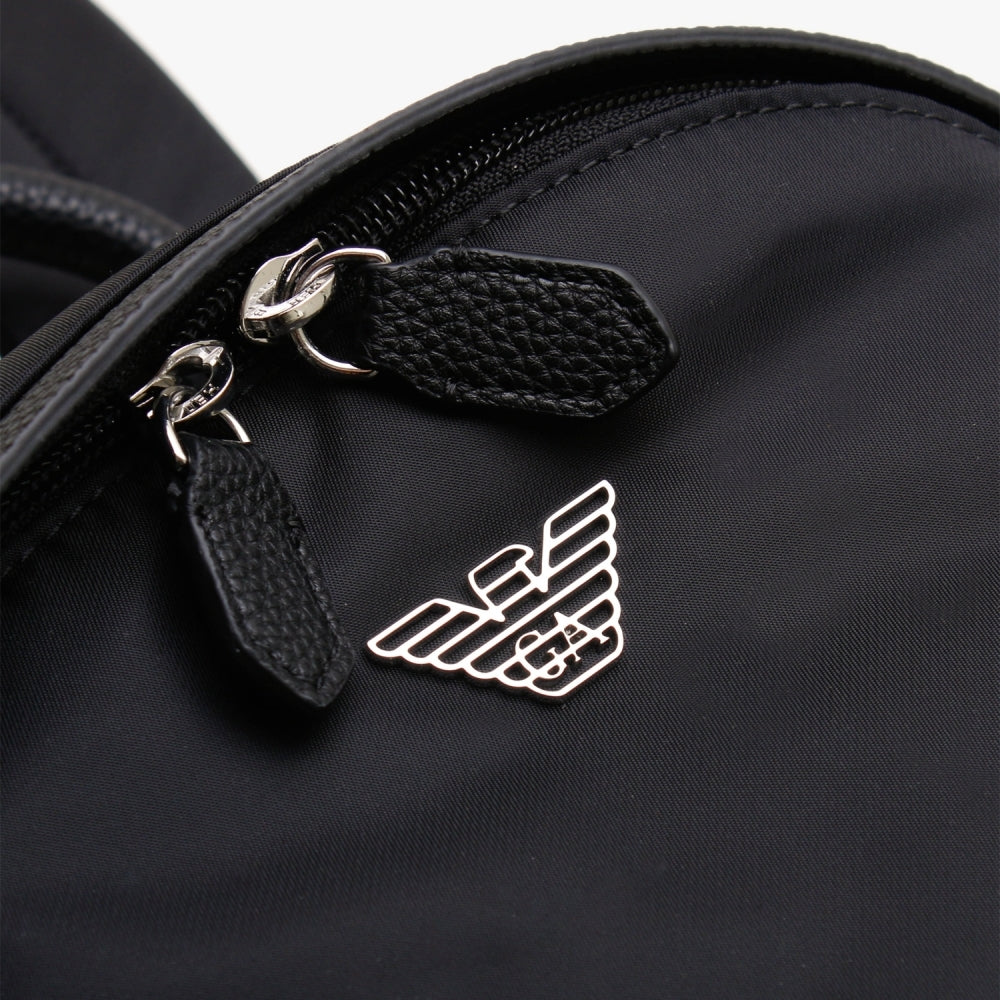 Zaino Black Recycled Nylon Backpack