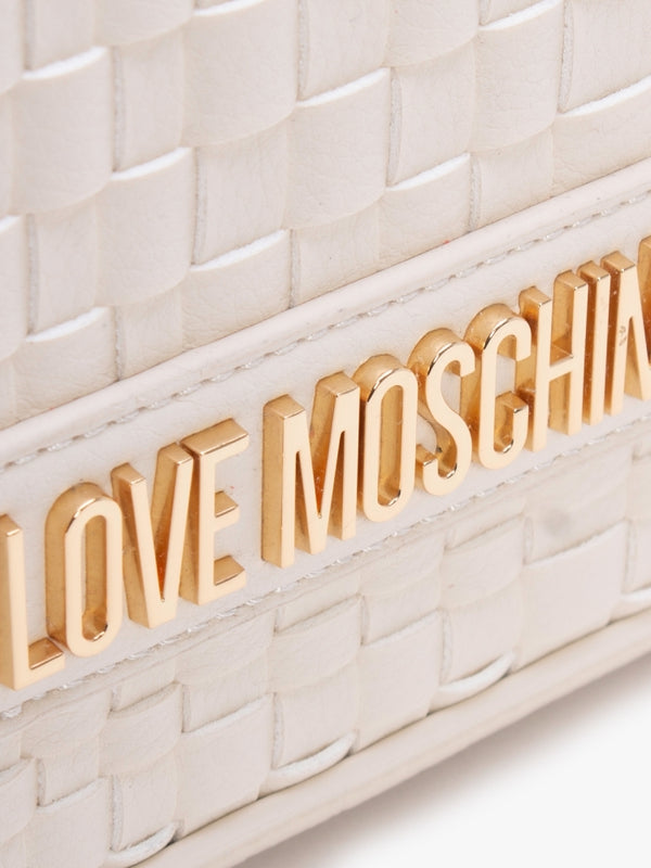 Woven Lamb Shoulder Bag