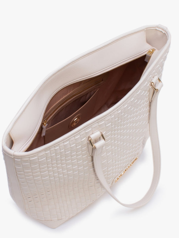 Woven Lamb Tote Bag
