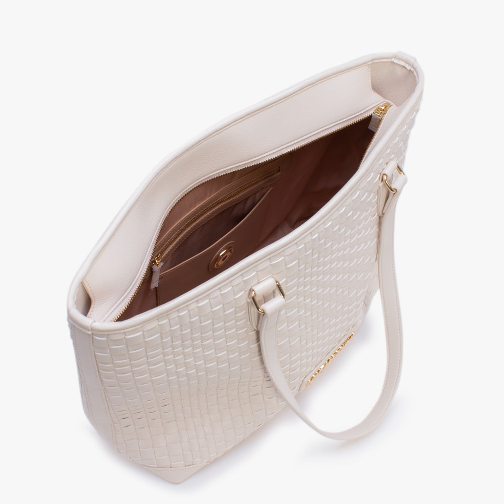Woven Lamb Tote Bag