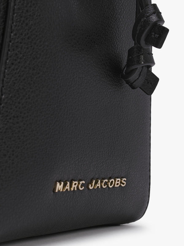 The Leather Black Bucket Bag