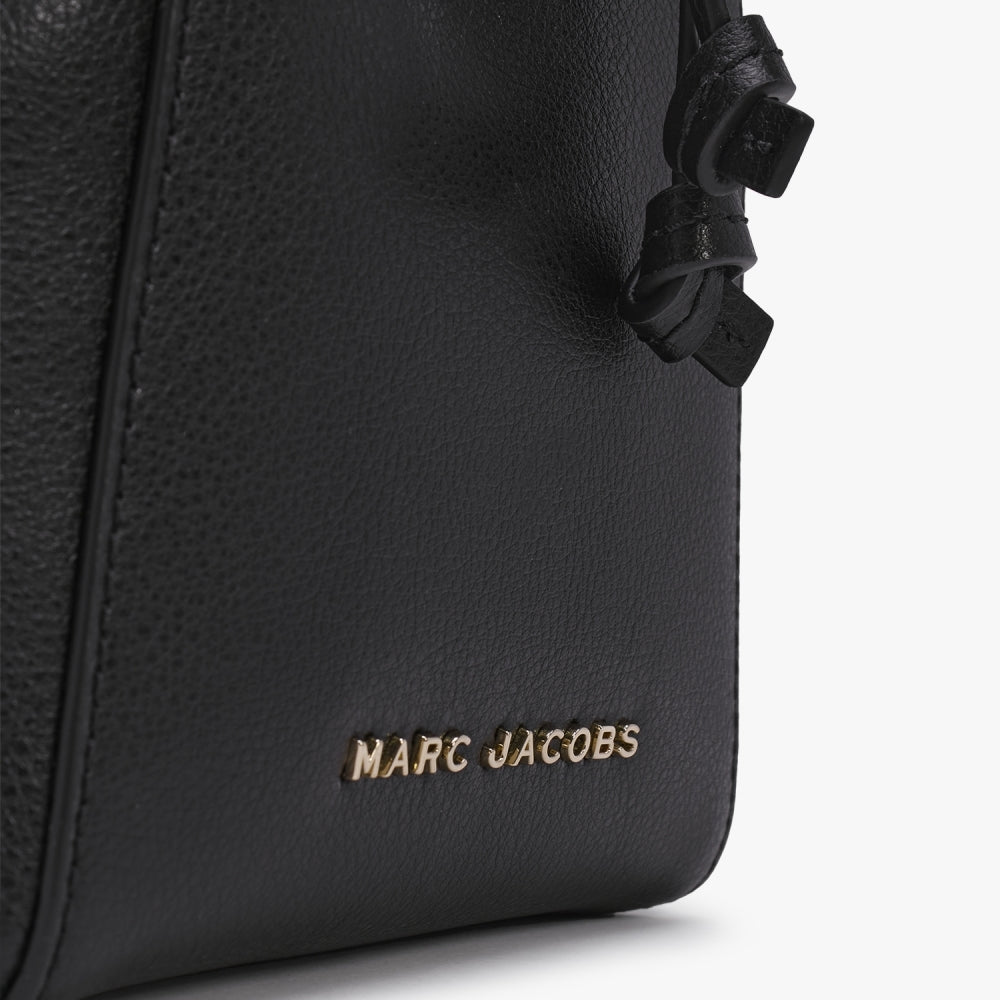 The Leather Black Bucket Bag