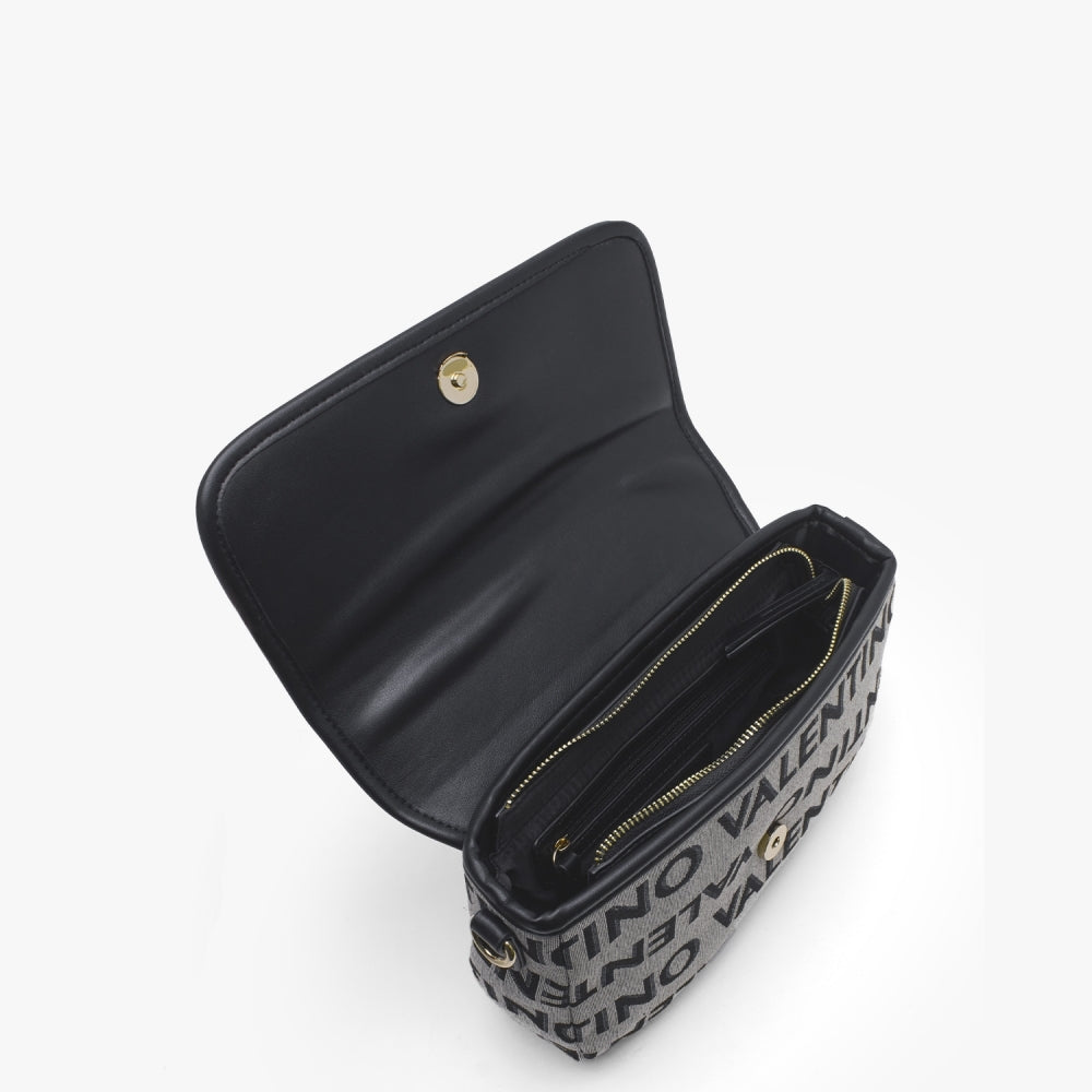August Nero Multicoloured Repeat Logo Satchel Bag