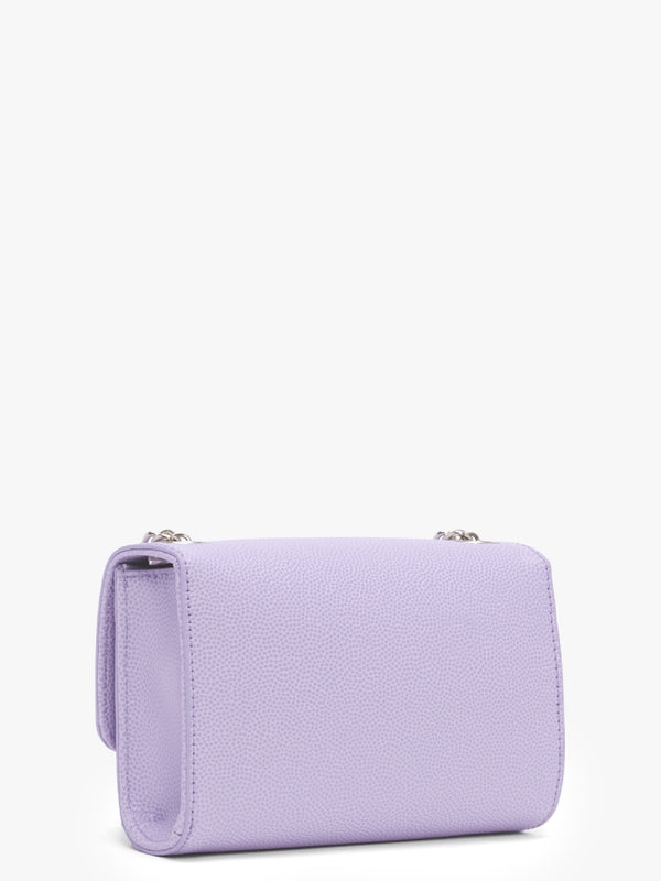 Divina Lilla Pebbled Shoulder Bag