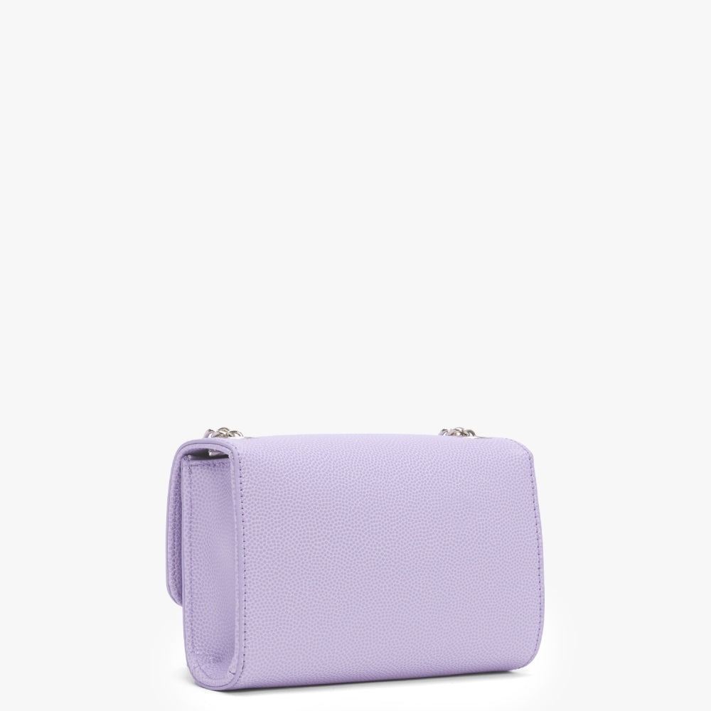 Divina Lilla Pebbled Shoulder Bag