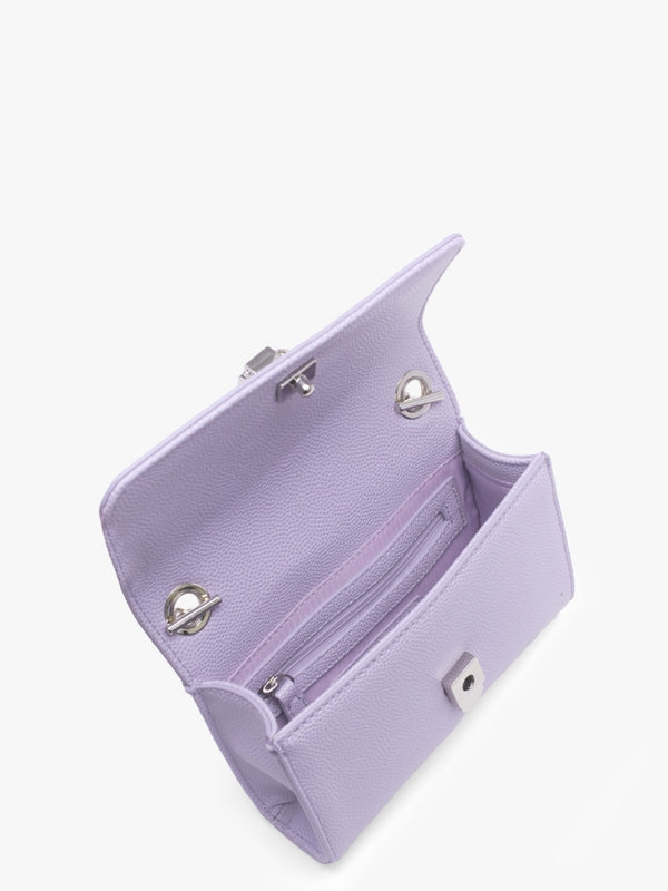 Divina Lilla Pebbled Shoulder Bag