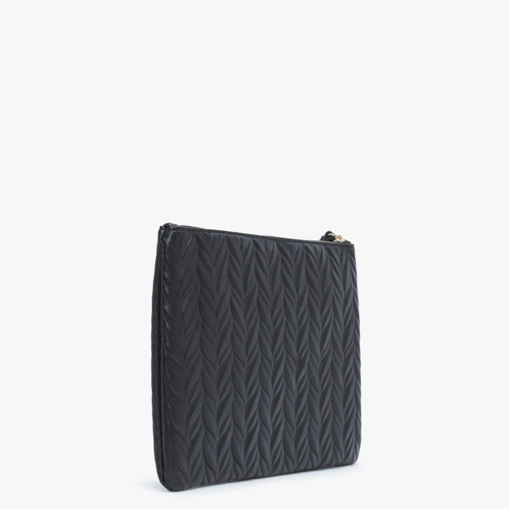 Sunny Soft Black Cosmetic Pouch