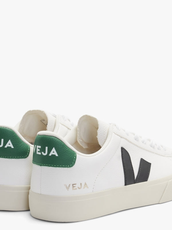Campo Chromefree Leather Extra White Black Emeraude Trainers
