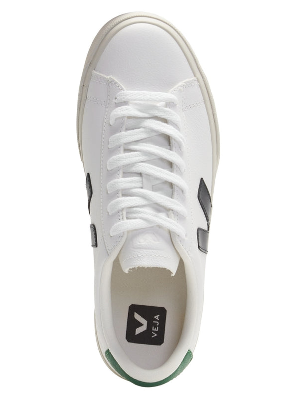 Campo Chromefree Leather Extra White Black Emeraude Trainers