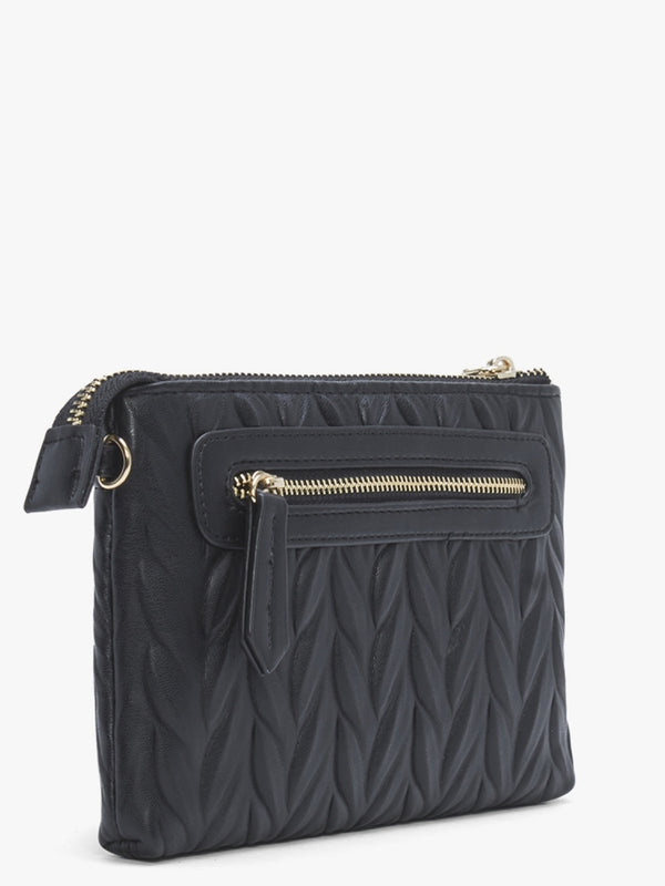 Sunny Nero Wristlet Wallet On A Strap