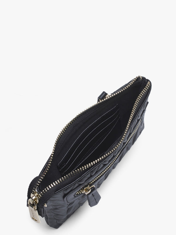 Sunny Nero Wristlet Wallet On A Strap