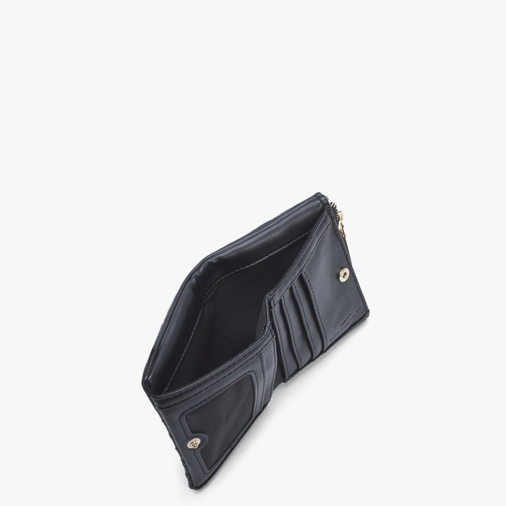 Small Sunny Nero Top Zip Wallet