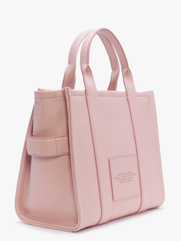The Leather Medium Rose Tote Bag